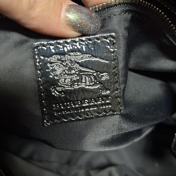 Burberry Black/Grey Nylon Check Large Tote Bag​​​ - Picture 7 of 10